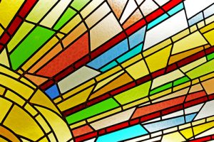 Stained,glass,window,detail